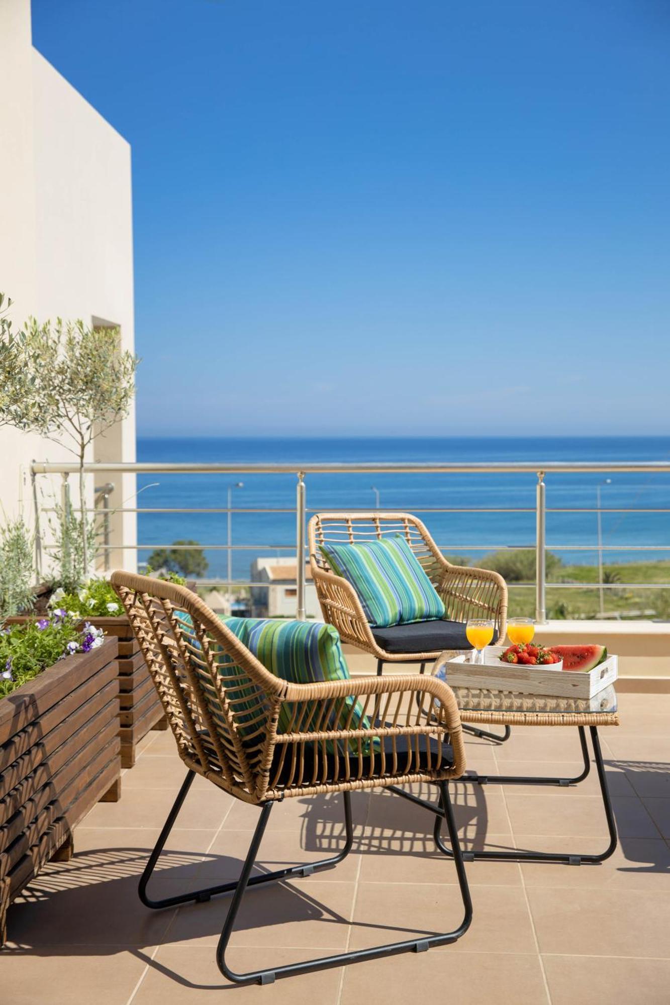"Peach" - Sea View Maisonette By Sky Hill Resorts Pangalochori Екстериор снимка