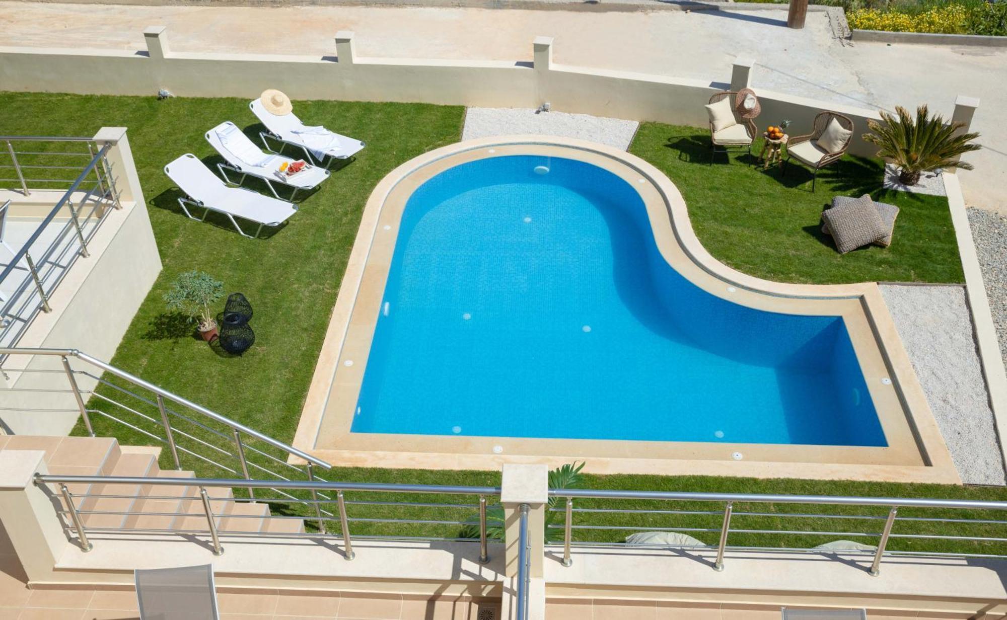 "Peach" - Sea View Maisonette By Sky Hill Resorts Pangalochori Екстериор снимка