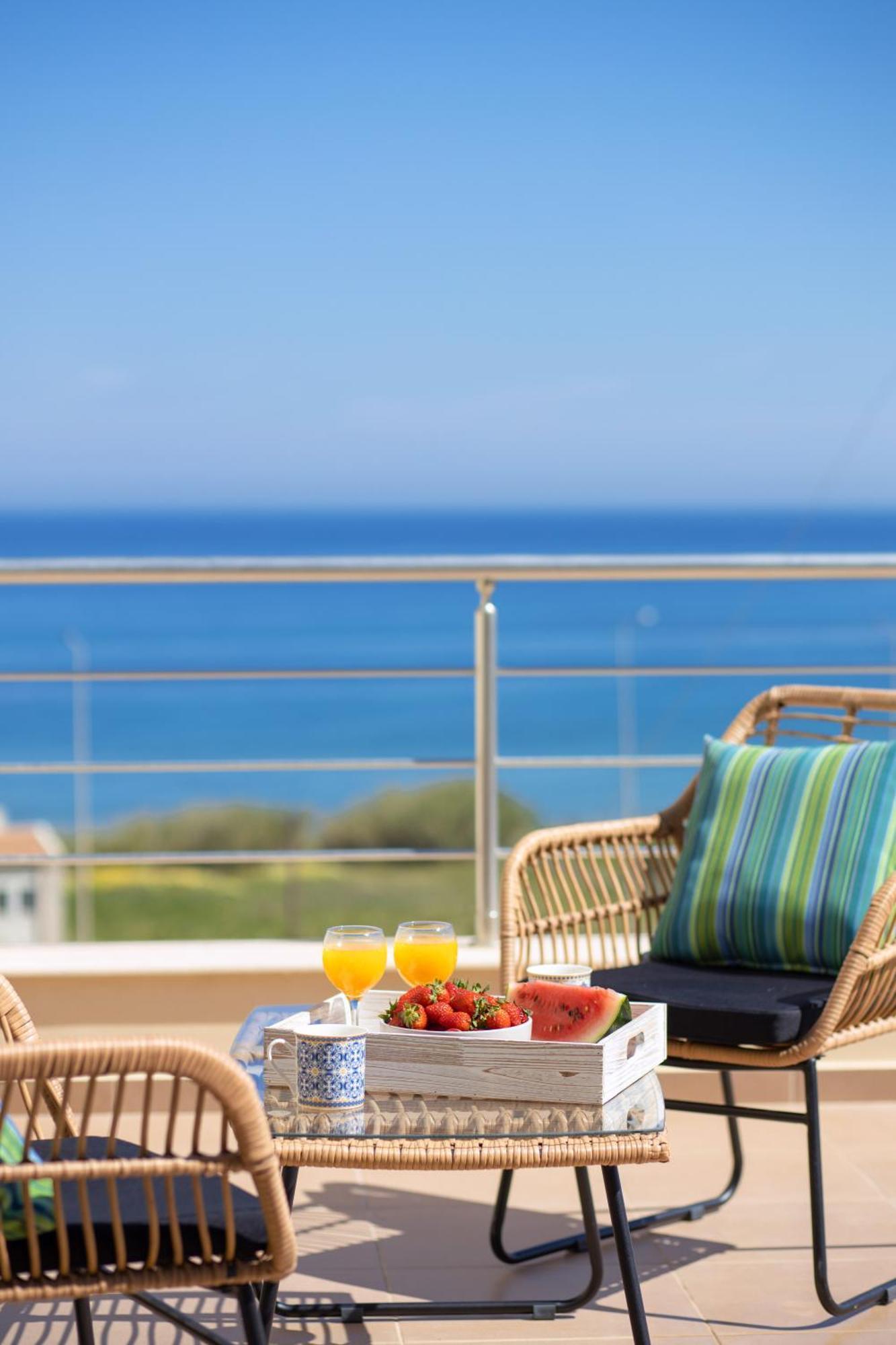 "Peach" - Sea View Maisonette By Sky Hill Resorts Pangalochori Екстериор снимка