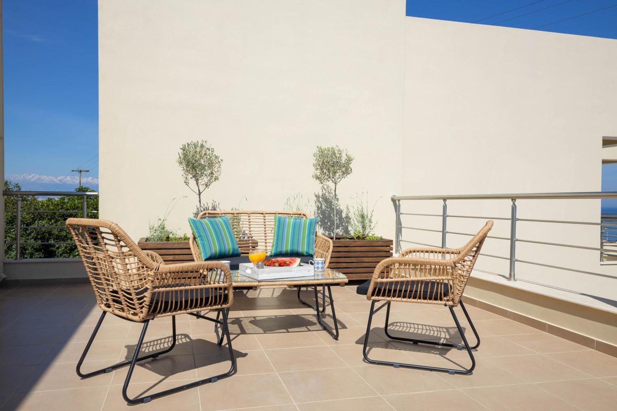 "Peach" - Sea View Maisonette By Sky Hill Resorts Pangalochori Екстериор снимка