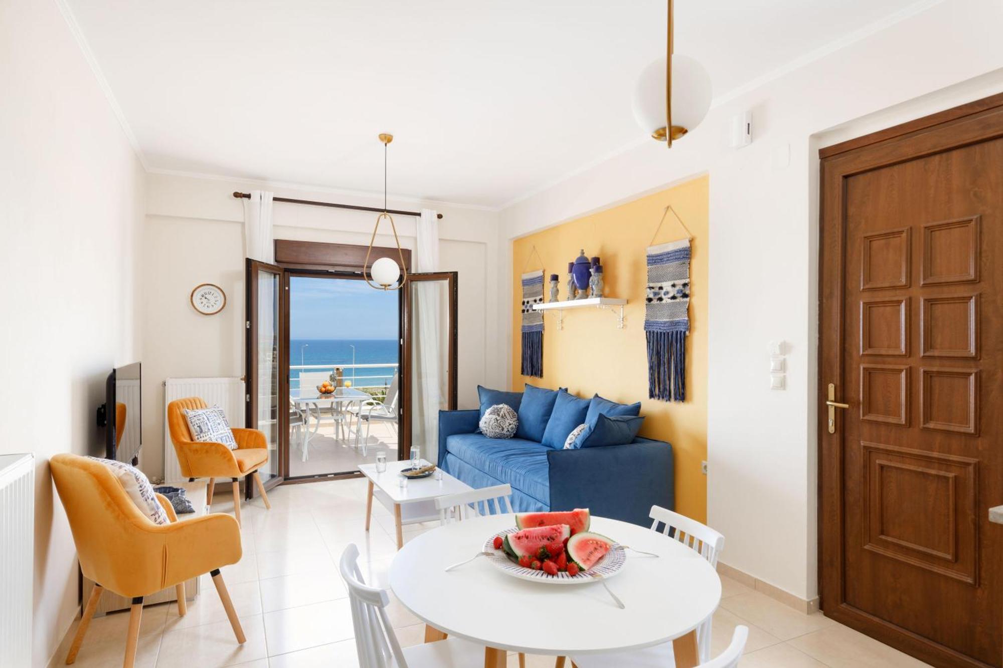 "Peach" - Sea View Maisonette By Sky Hill Resorts Pangalochori Екстериор снимка
